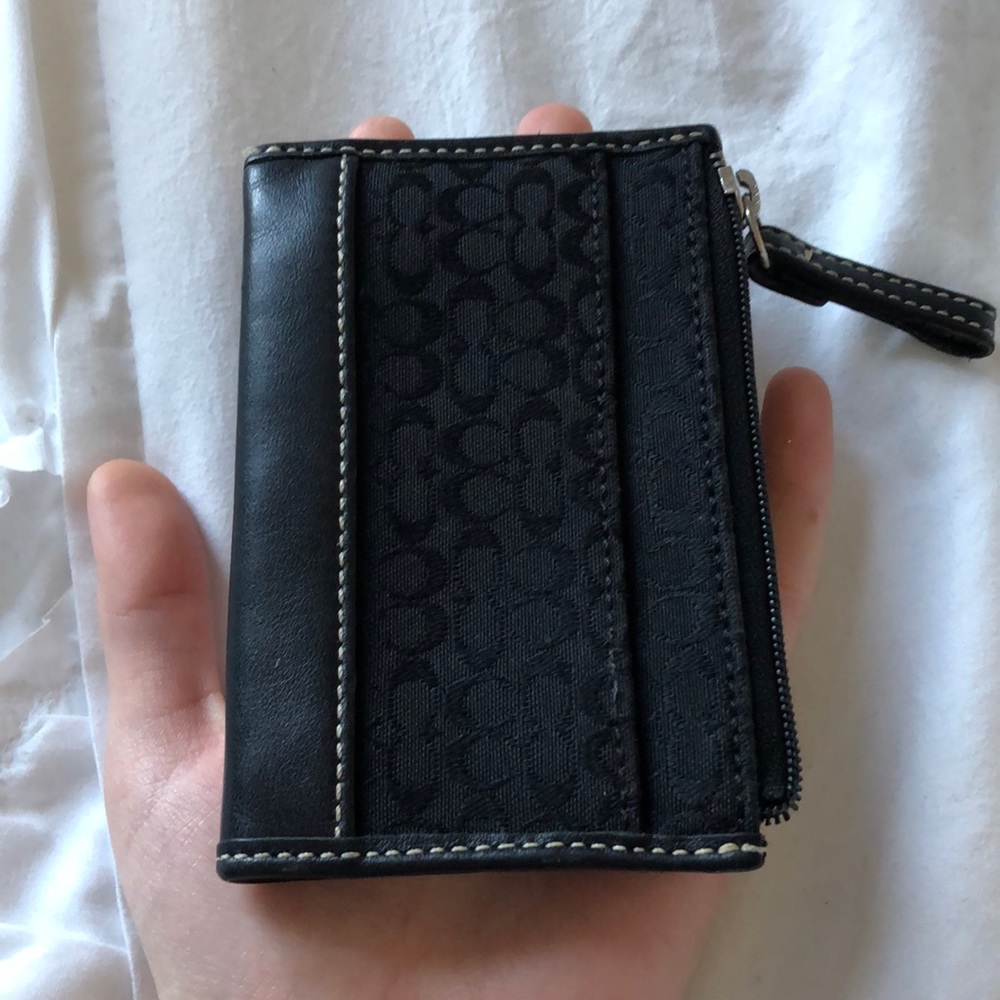 small coach wallet